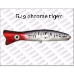 HALCO ROOSTA POPPER 80mm - 16gr - r49-chrome-tiger