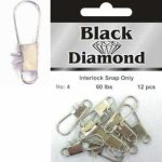 ΠΑΡΑΜΑΝΑ BLACK DIAMOND INTERLOCK SNAP ONLY (12 ΤΕΜΑΧΙΑ) - no6 - 95-lbs - 12