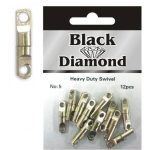 BLACK DIAMOND HEAVY DUTY SWIVEL ΣΤΡΙΦΤΑΡΙ ΒΑΡΕΩΣ ΤΥΠΟΥ (12 ΤΕΜΑΧΙΑ) - no05 - 200-lbs - 12